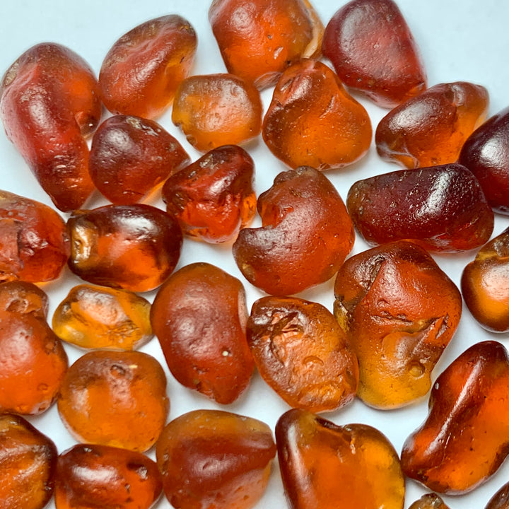 Facet Rough Spessartite Garnets 24.4 grams