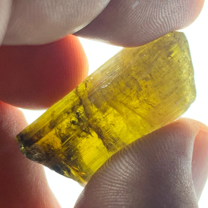 Yellow Tourmaline Crystal