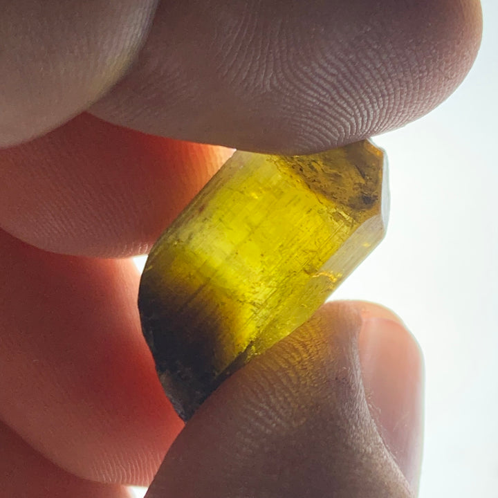 Yellow Tourmaline Crystal from Cango