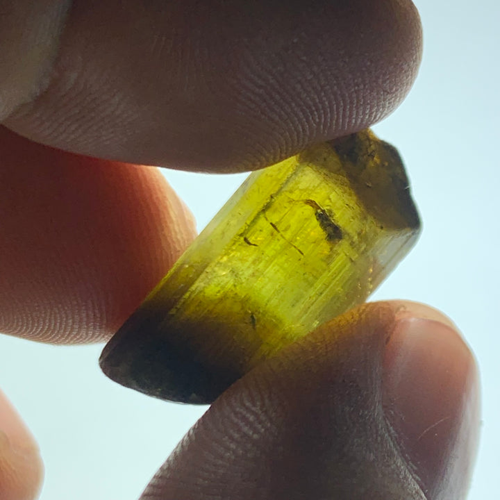 Yellow Tourmaline Crystal from Cango