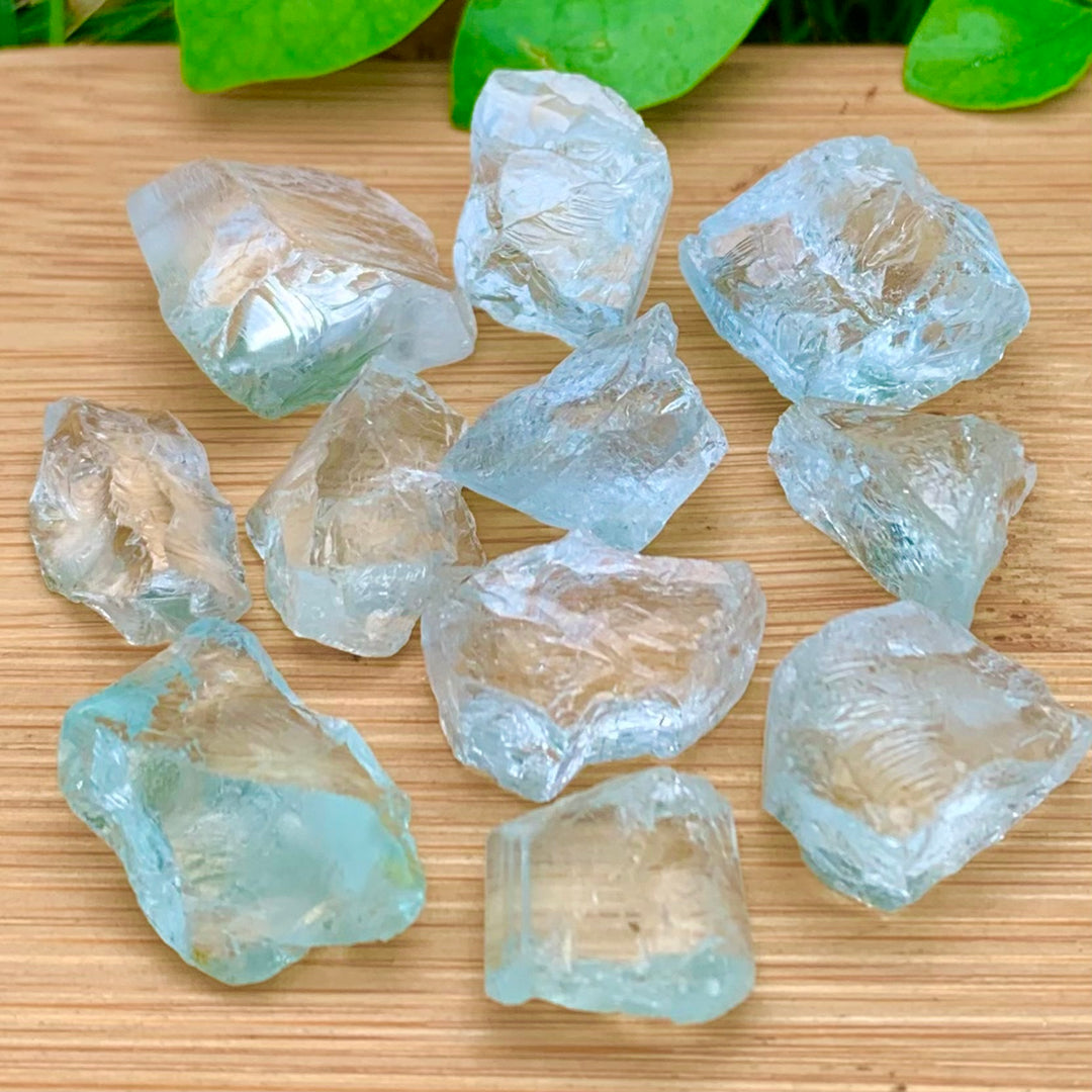 25 Grams Facet Rough Aquamarine