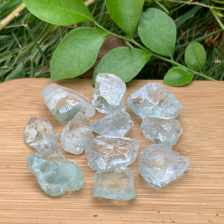 25 Grams Facet Rough Aquamarine