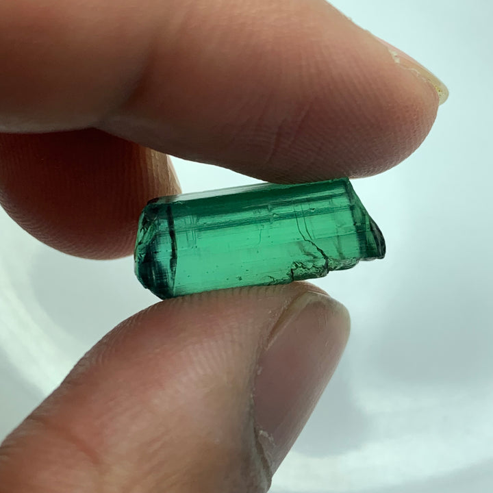 2 Grams Facet Rough Loupe Clean Tourmaline