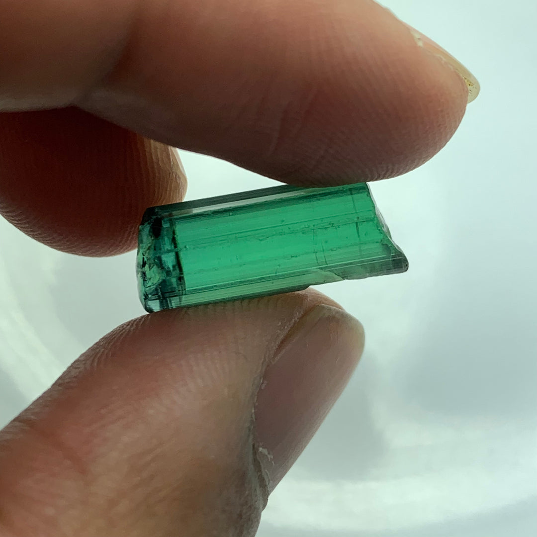 2 Grams Facet Rough Loupe Clean Tourmaline