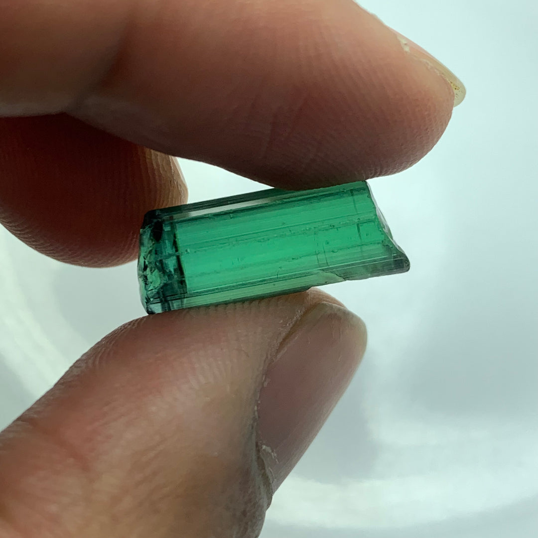 2 Grams Facet Rough Loupe Clean Tourmaline