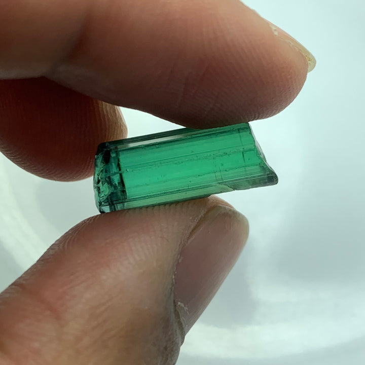 2 Grams Facet Rough Loupe Clean Tourmaline