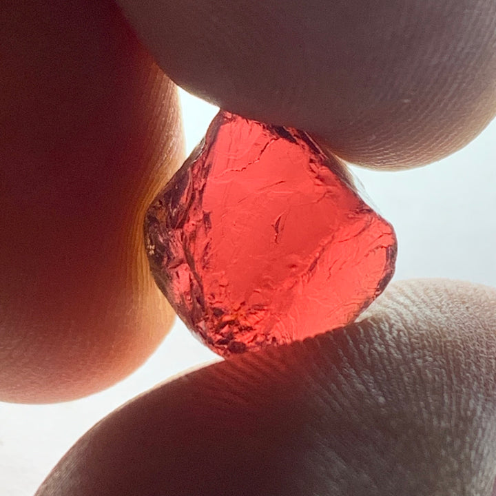 Garnet Rough Stone 9.3 Carats | Facet rough Garnet | Red Garnet | Rhodolite Garnet