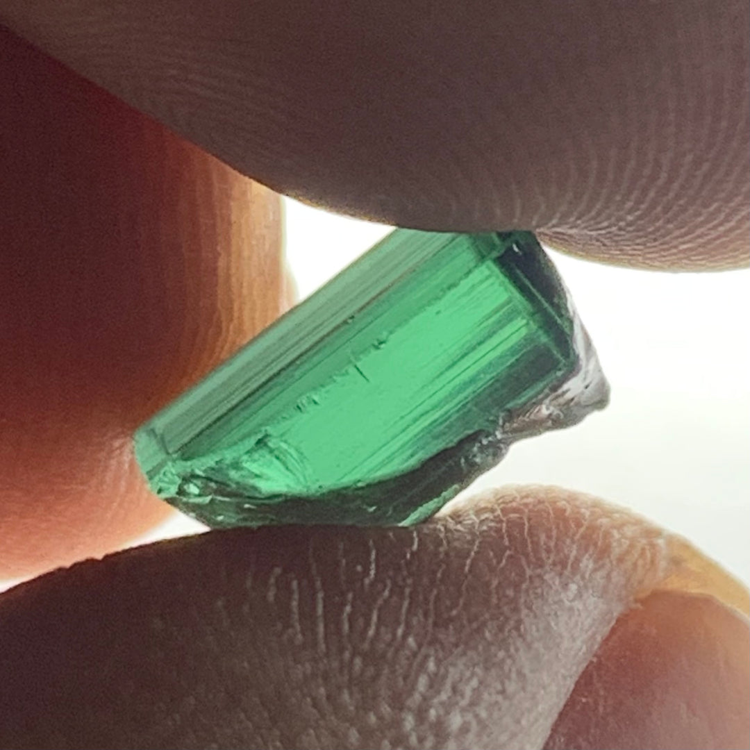 Facet Rough Tourmaline Single Stone 4.30 Carats from Afghanistan