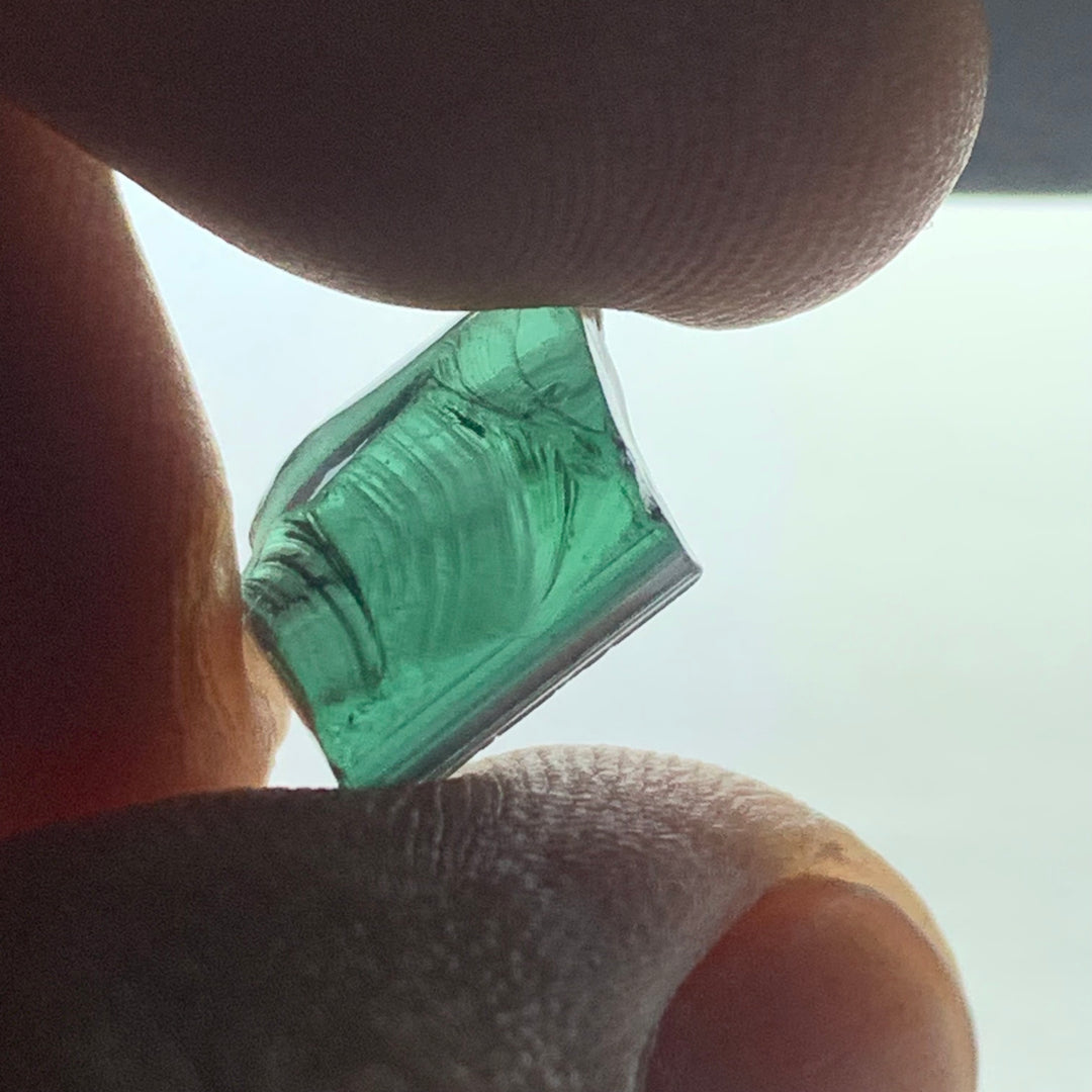 Facet Rough Tourmaline Single Stone 4.30 Carats from Afghanistan