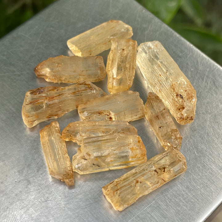 Natural Golden Scapolite Crystals – Dual Terminated & Pendant-Ready