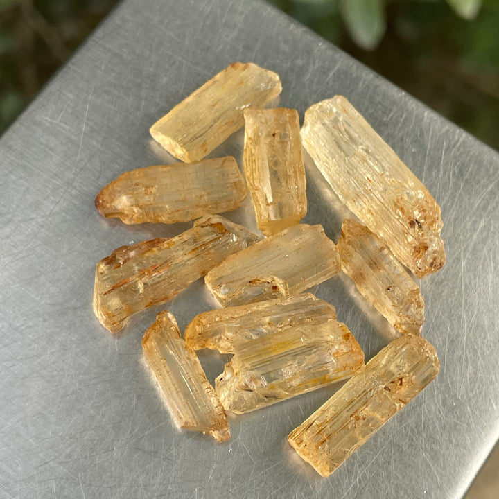 Natural Golden Scapolite Crystals – Dual Terminated & Pendant-Ready