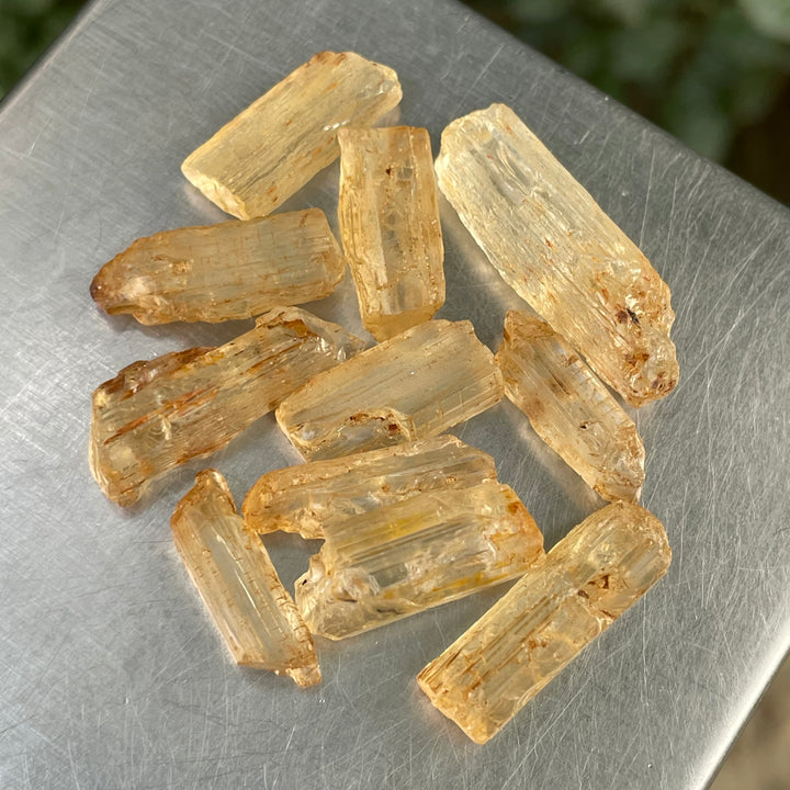 Natural Golden Scapolite Crystals – Dual Terminated & Pendant-Ready