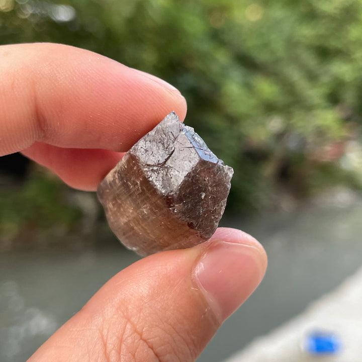 Natural Peachy Brown Tourmaline Crystal – Terminated Badakhshan Specimen for Wire Wrapping & Pendant Making