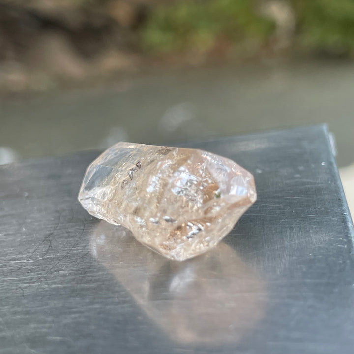 Natural Imperial Topaz Crystal – Perfect Termination, Glassy Texture, Unique Shape – Skardu, Pakistan – Untreated & Unheated