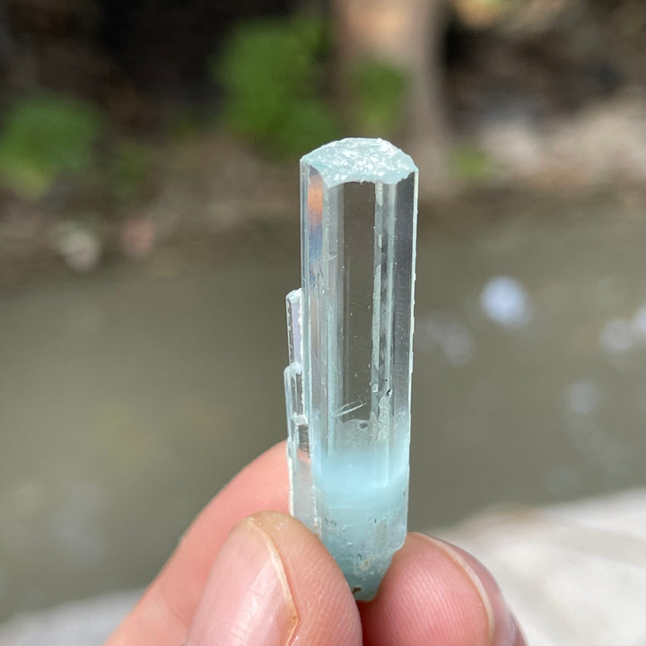 Natural Aquamarine Crystal 5.63g – Sky Blue Healing Stone from Pakistan