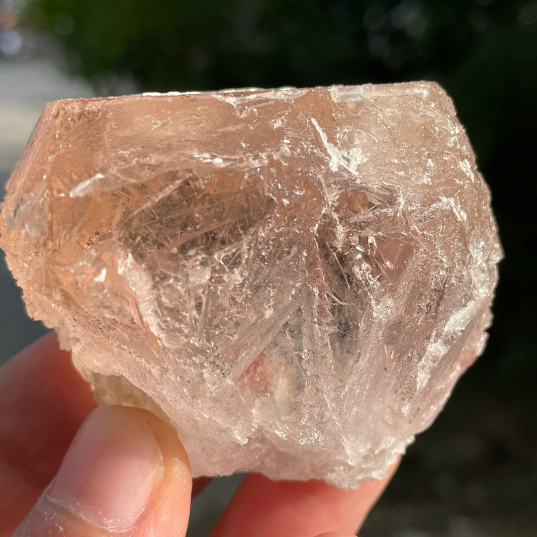 Natural Imperial Pink Morganite Rough 128 Grams – Facet Grade, Afghanistan Origin