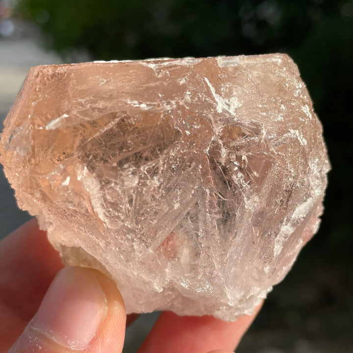 Natural Imperial Pink Morganite Rough 128 Grams – Facet Grade, Afghanistan Origin