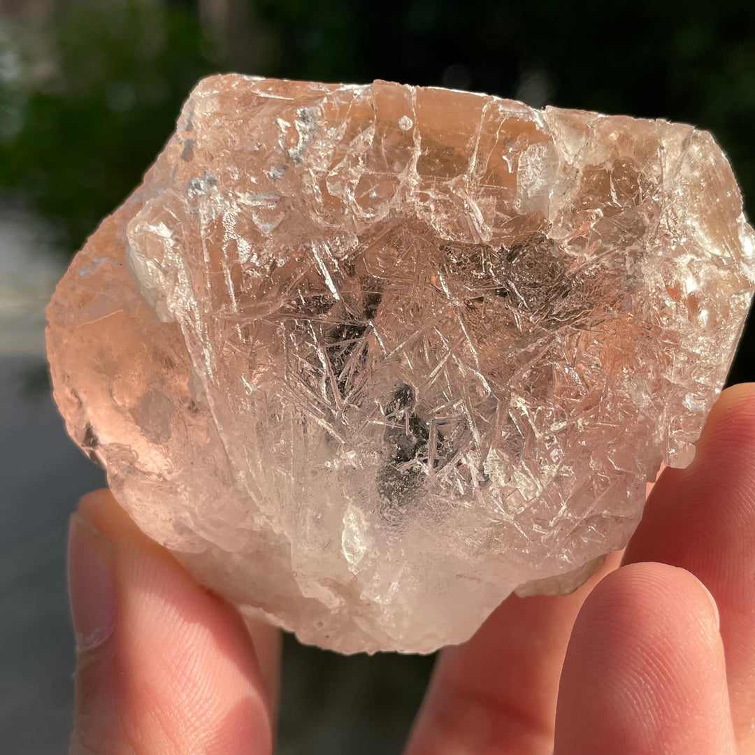 Natural Imperial Pink Morganite Rough 128 Grams – Facet Grade, Afghanistan Origin