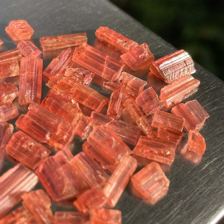 Rare Natural Vayrynenite Rough Lot – Faceting Grade, Clean Calibrated Gemstones