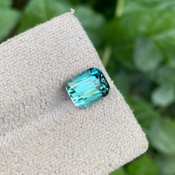 Faceted Teal Blue Tourmaline – Natural, Eye Clean, Unheated Gemstone