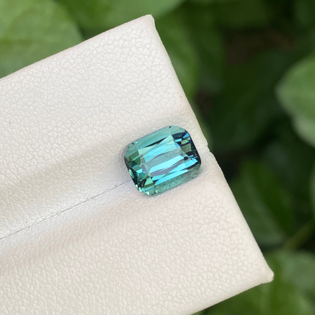 Faceted Teal Blue Tourmaline – Natural, Eye Clean, Unheated Gemstone