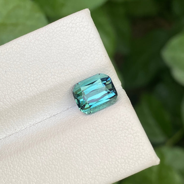 Faceted Teal Blue Tourmaline – Natural, Eye Clean, Unheated Gemstone