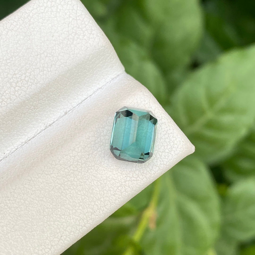 Faceted Teal Blue Tourmaline – Natural, Eye Clean, Unheated Gemstone
