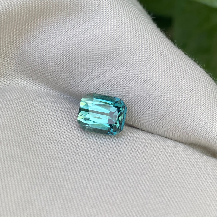 Faceted Teal Blue Tourmaline – Natural, Eye Clean, Unheated Gemstone