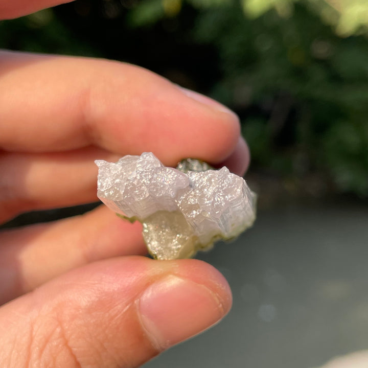 Natural Skardu Tourmaline Cluster Specimen – Bicolor Lime Green & Yellow Gem Crystals