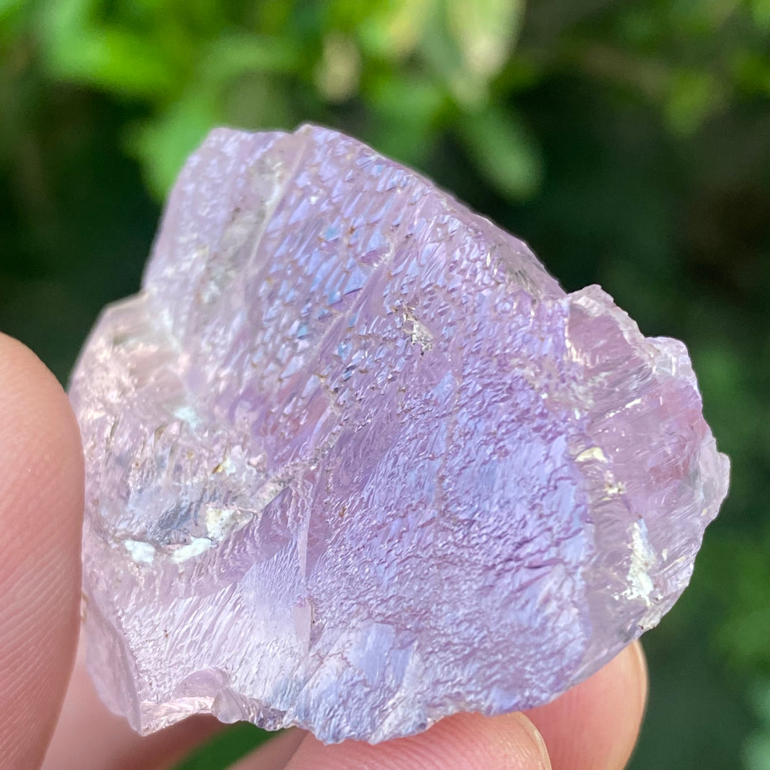 Natural Pink Kunzite Facet Grade Rough – Afghan Mined, Gem Quality Spodumene Crystal