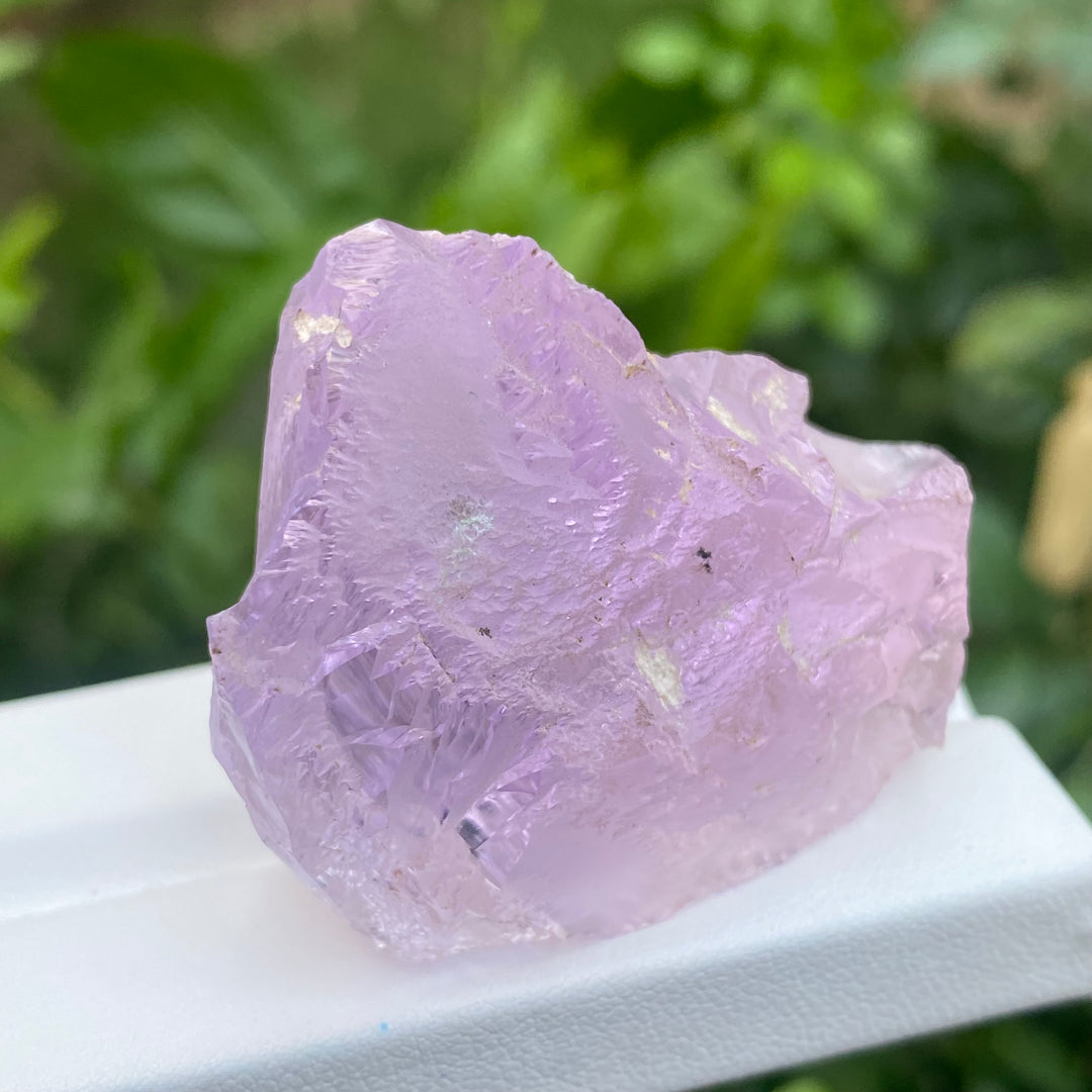 Natural Pink Kunzite Facet Grade Rough – Afghan Mined, Gem Quality Spodumene Crystal