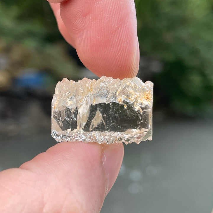 Natural Imperial Topaz Etched Crystal – Rough Skardu Mined Gem for Collectors & Jewelry Making