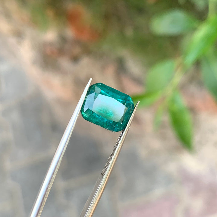 Paraiba Blue Tourmaline 5.35cts Faceted Cushion Cut