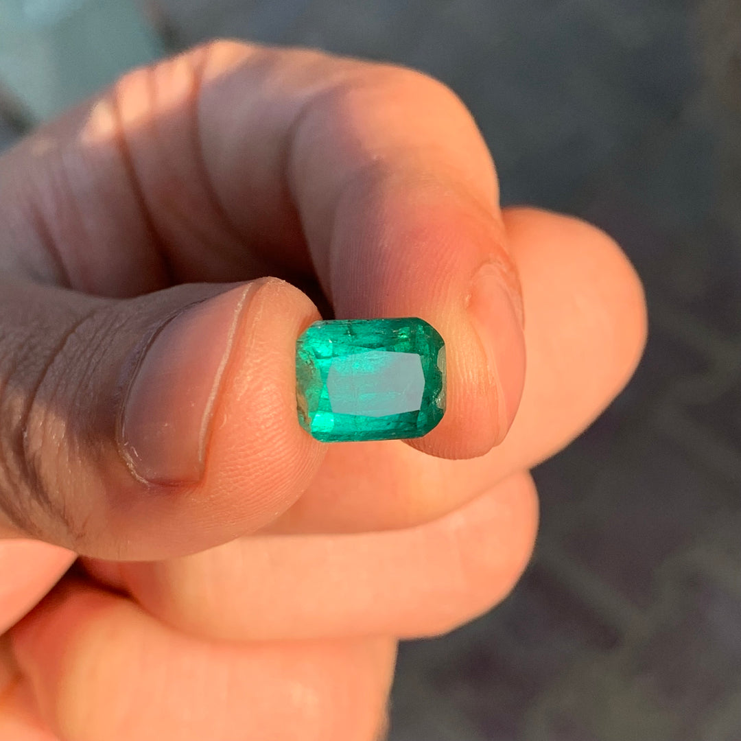 Paraiba Blue Tourmaline 5.35cts Faceted Cushion Cut