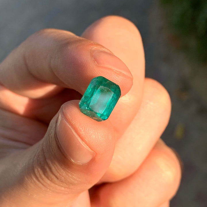 Paraiba Blue Tourmaline 5.35cts Faceted Cushion Cut