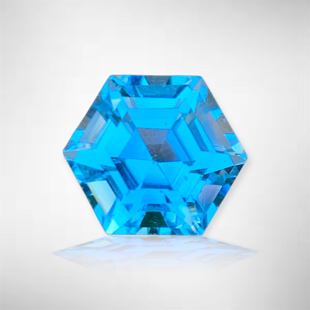 Topaz Loose Stone 16.25 Carats | Hexagon Shape Loose Gemstone