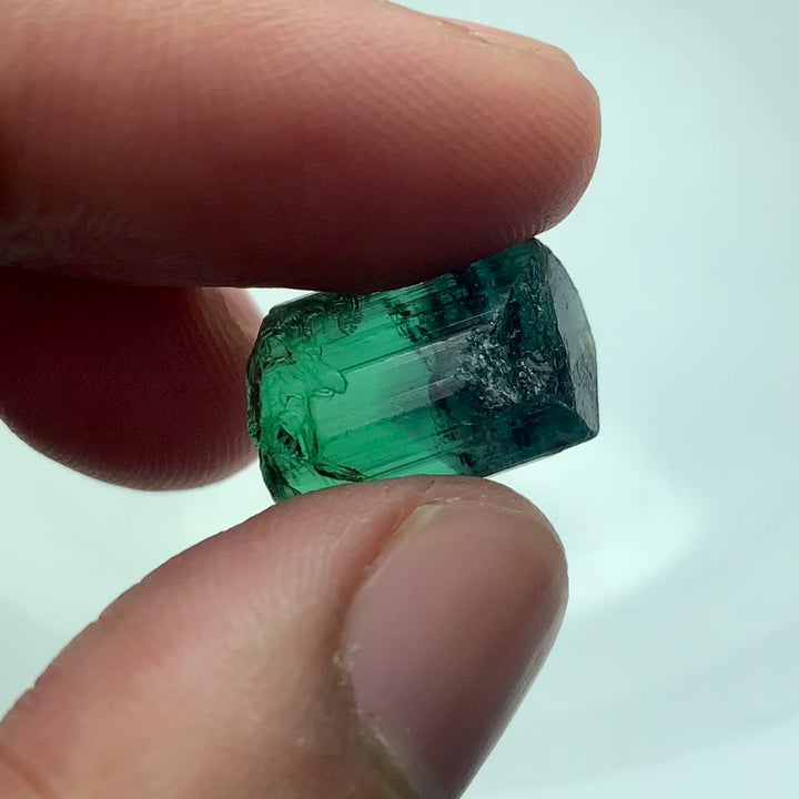 2.84 Grams Facet Rough Bi Color Tourmaline