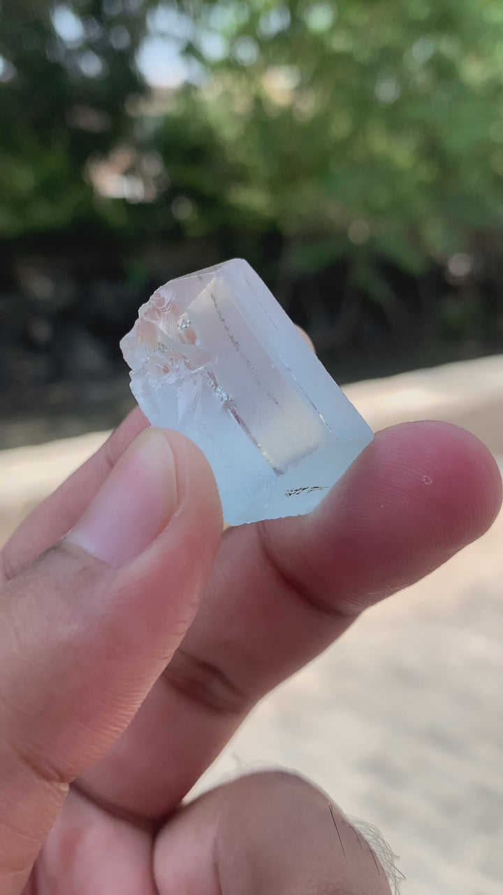 11.54 Grams Facet Rough High Quality Bluish Aquamarine