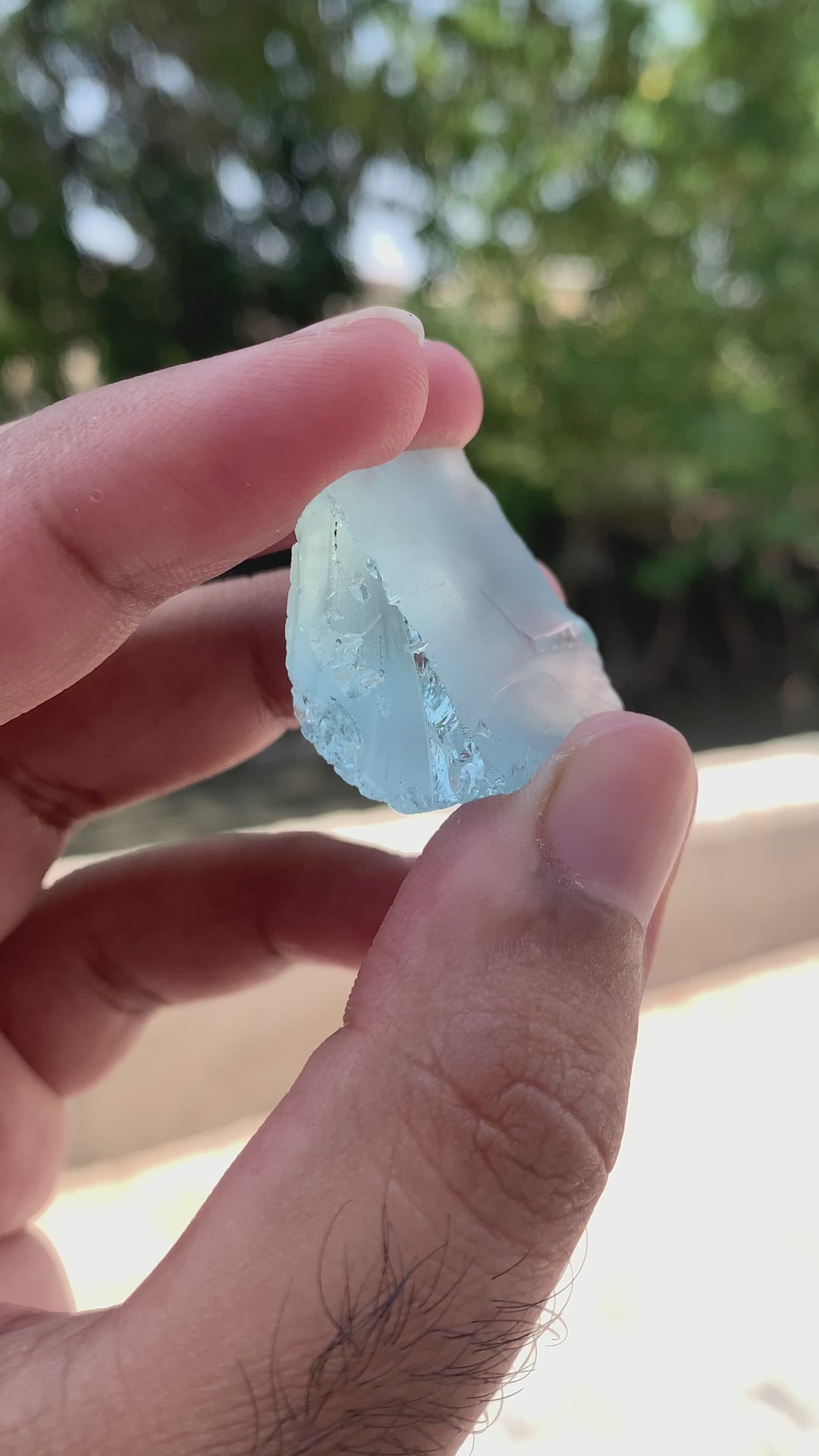 15.76 Grams Facet Rough High Quality Bluish Aquamarine