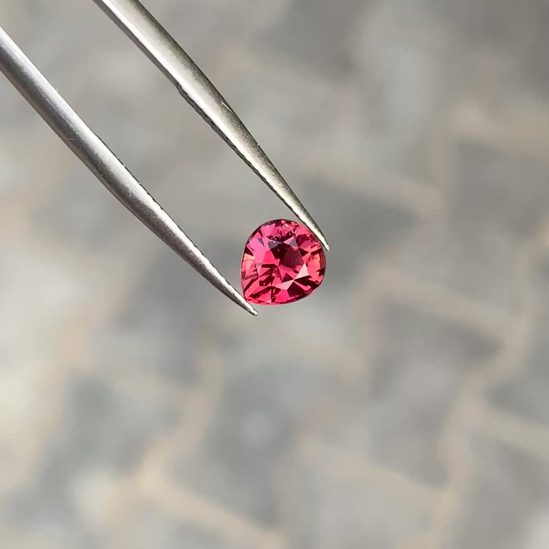 0.70 Carats Faceted Pink Tourmaline