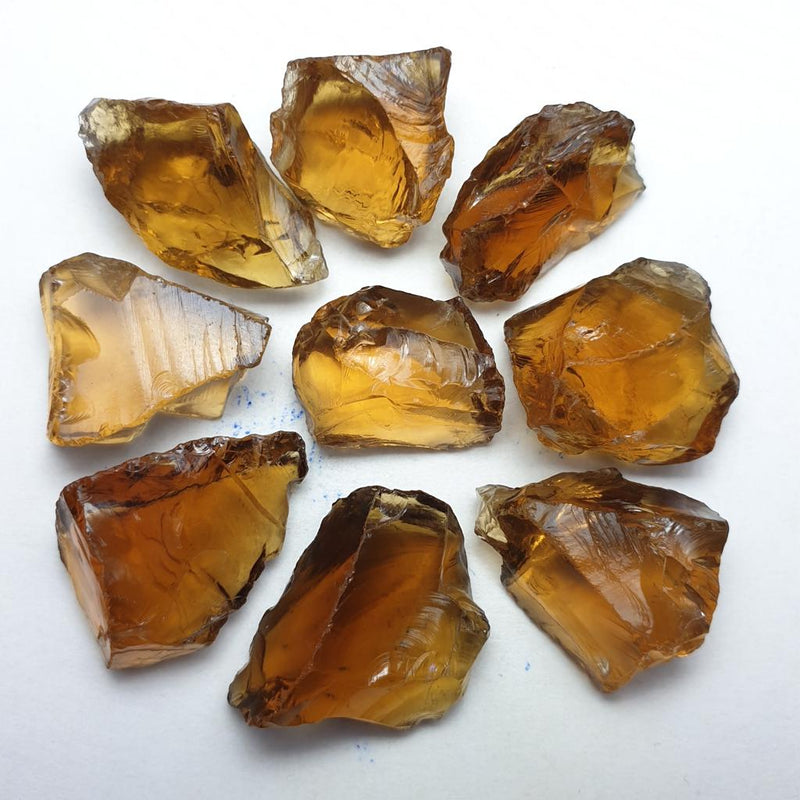 60 Grams Facet Rough Honey Citrine - Noble Gemstones®