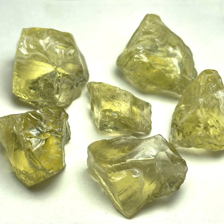 90 Grams Facet Rough Lemon Quartz - Noble Gemstones®