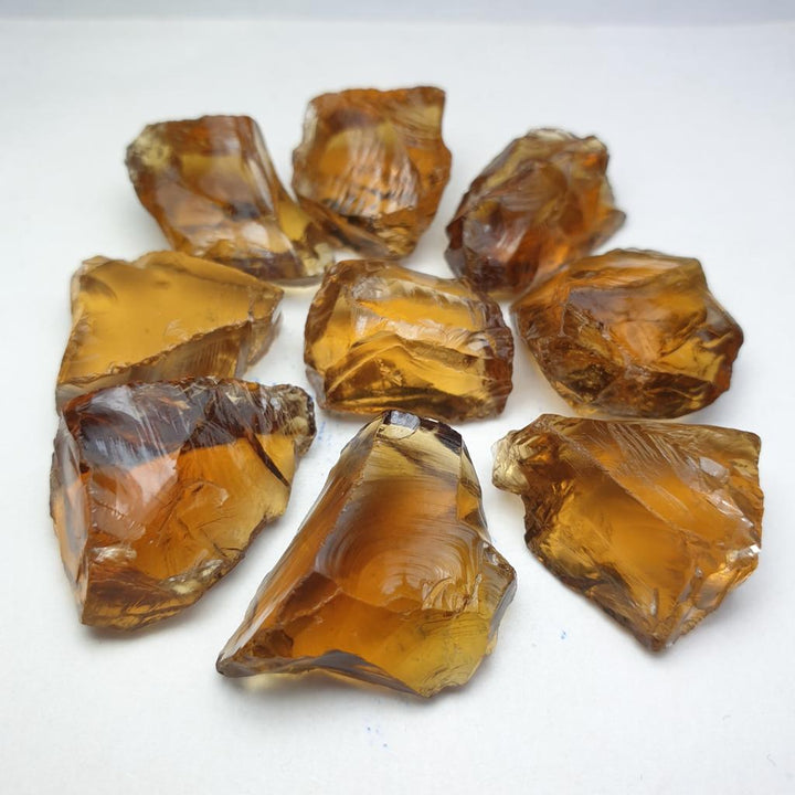 60 Grams Facet Rough Honey Citrine - Noble Gemstones®