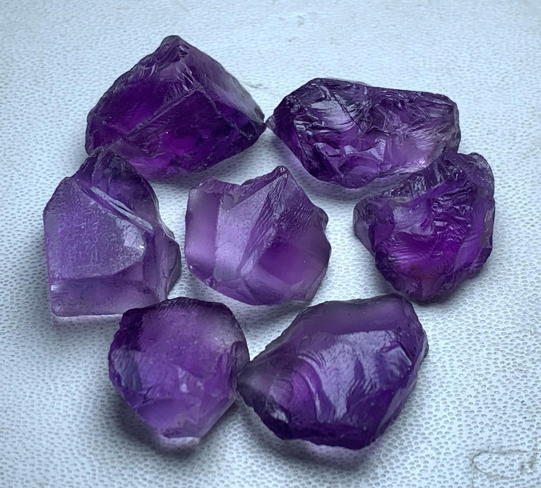 25 Grams Facet Rough Amethyst - Noble Gemstones®