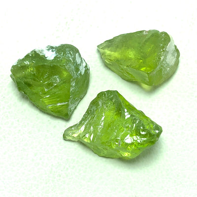 6.16 Grams Raw Peridot Stones For Sale - Noble Gemstones®
