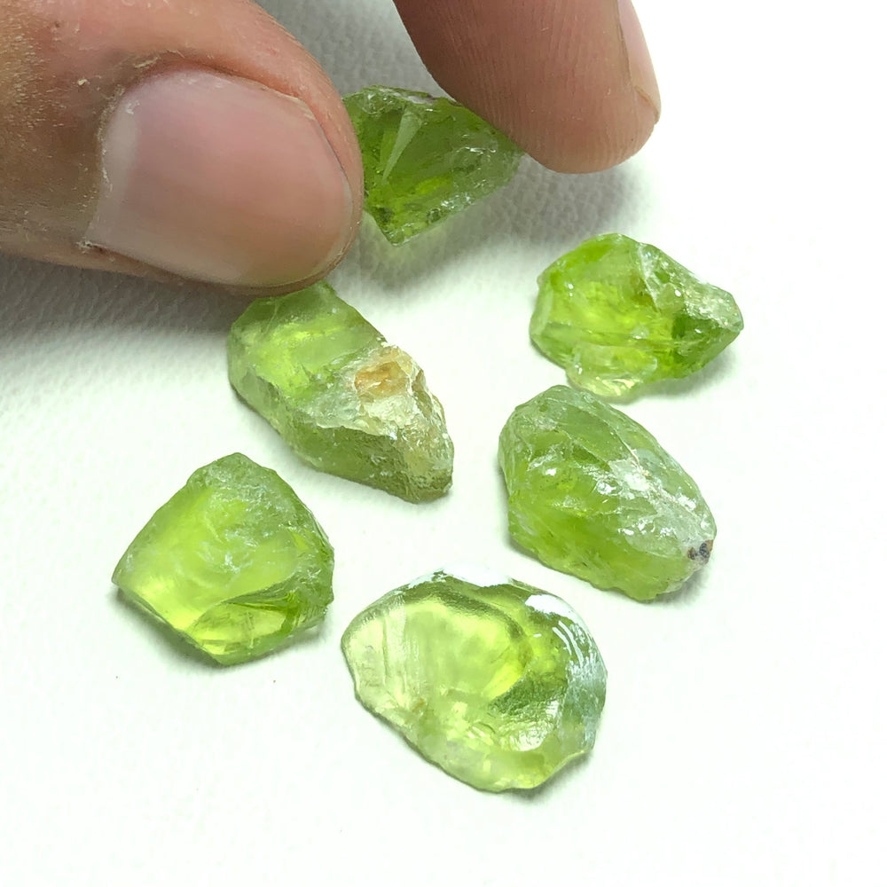 6.41 Grams Rough Peridot Gemstones For Sale - Noble Gemstones®