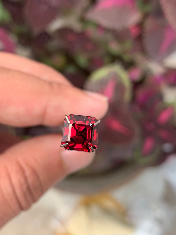 2.65 Carats Faceted Rhodolite Garnet - Noble Gemstones®