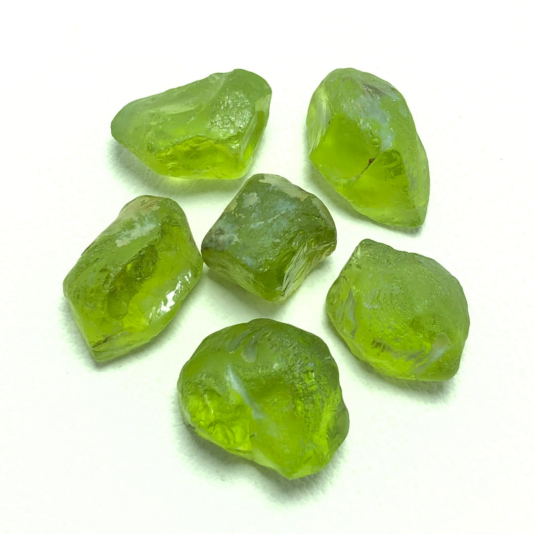 15.28 Grams Rough Peridot Stones For Sale - Noble Gemstones®