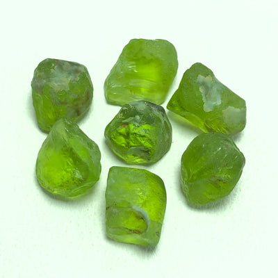 15.28 Grams Rough Peridot Stones For Sale - Noble Gemstones®