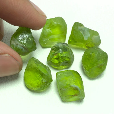 15.28 Grams Rough Peridot Stones For Sale - Noble Gemstones®